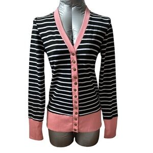 Coco & Main striped cardigan top
